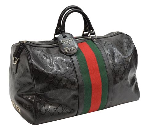 gucci monogram backpack black|gucci monogram duffle bag.